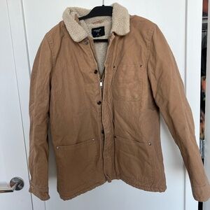 sherpa-lined chore jacket